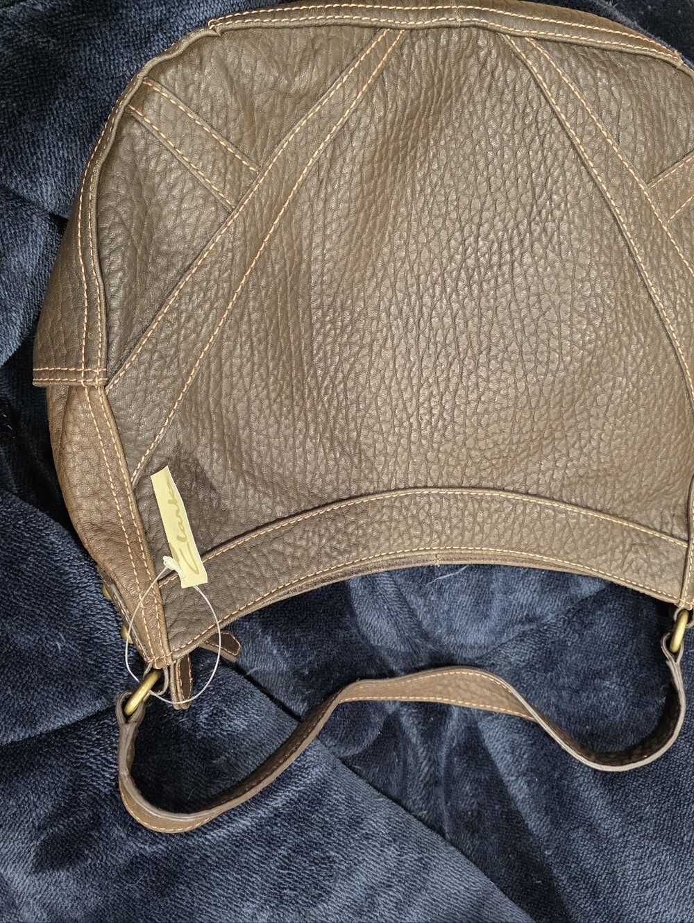 Classic Brown Leather Crossbody Bag Clarks